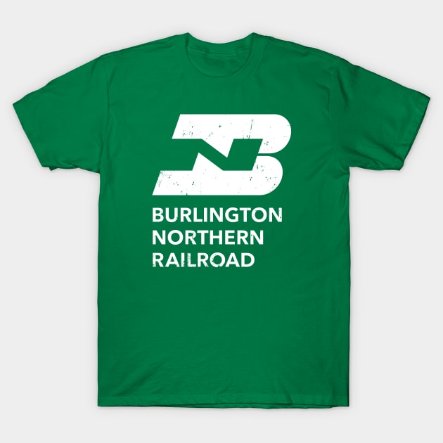 Burlington Northern Railroad T-Shirt by BUNNY ROBBER GRPC